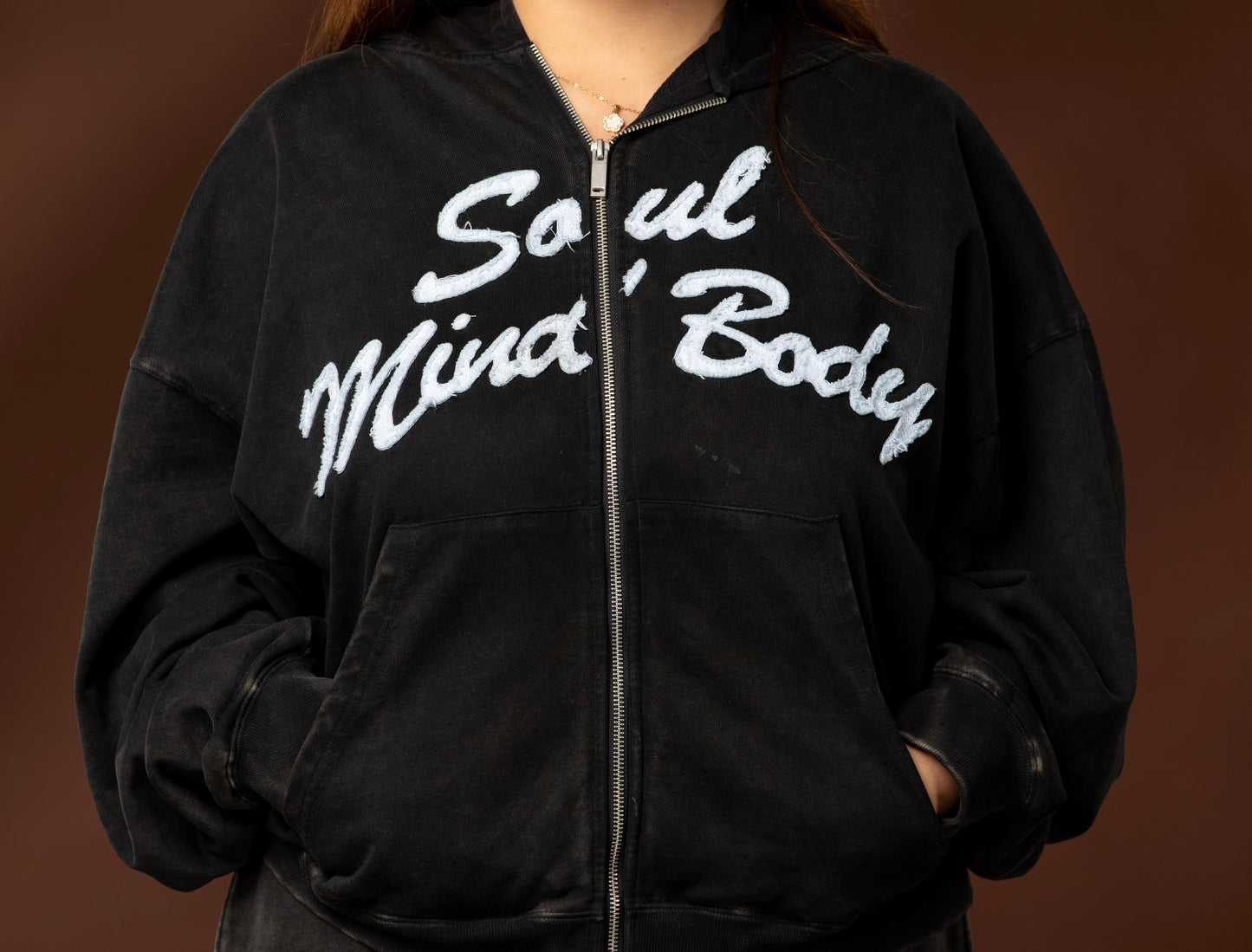 "MIND BODY SOUL" ZIP UP